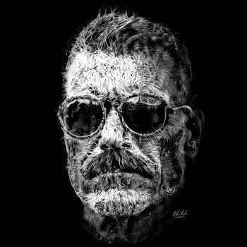 Футболка «Вуса» чорна